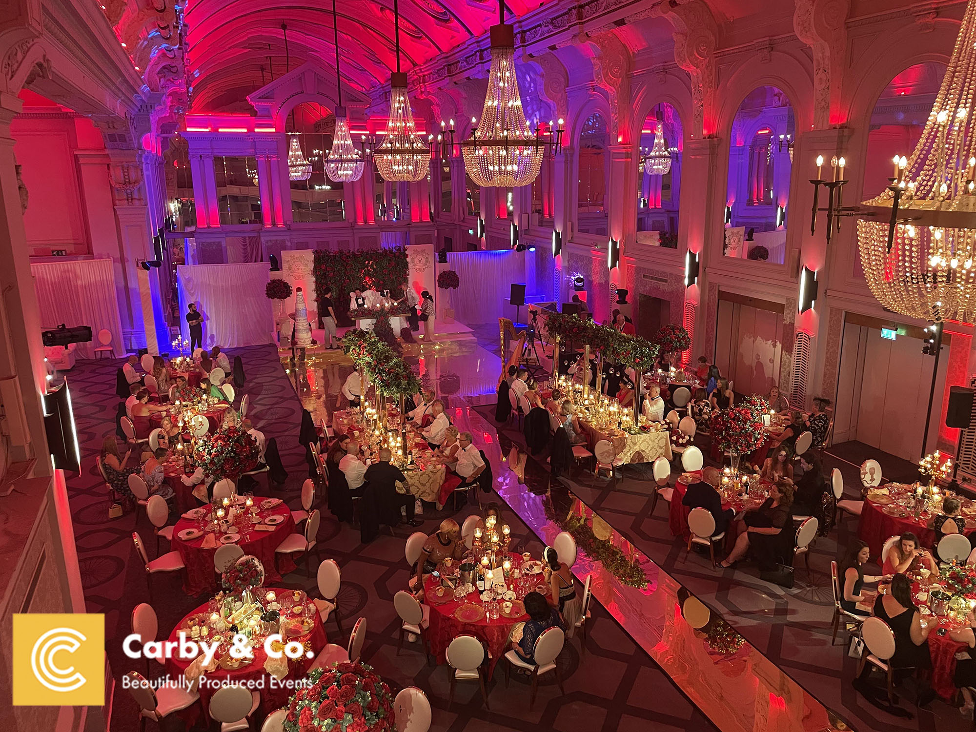 walkway and dancefloor